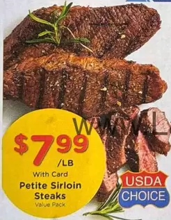 Petite Sirloin Steaks