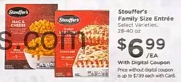 Stouffer's - Family Size Entrée