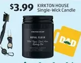 Single-Wick Candle