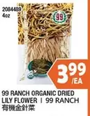 99 RANCH ORGANIC DRIED LILY FLOWER | 99 RANCH