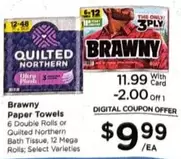 Brawny - Paper Towels or Bath Tissue