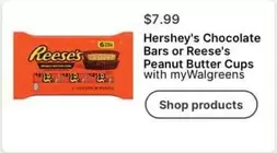 Reese's - Chocolate Bars or Peanut Butter Cups