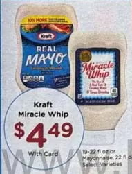 Kraft - Real Mayo or Miracle Whip