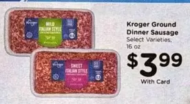 Ground Dinner Sausage