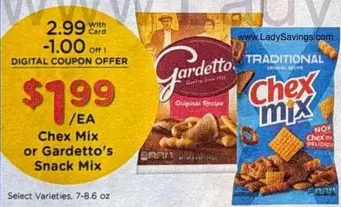 Chex Mix - or Gardetto's Snack Mix