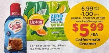 Coffee-Mate - Coffee-mate Creamer