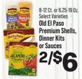 Old El Paso - Premium Shells, Dinner Kits or Sauces