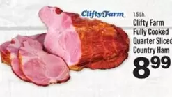 Fully Cooked Quarter Sliced Country Ham