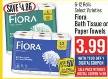 fiora - Bath Tissue or Paper Towels