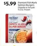 Frozen - Salmon Burgers Chipotle or Teriyaki
