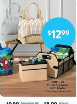 RIDE + GO Trunk Organizer with Cooler