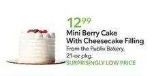 Mini Berry Cake With Cheesecake Filling