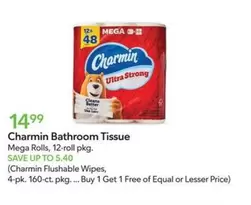 Charmin - Bathroom Tissue Mega Rolls