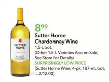 Sutter Home - Chardonnay Wine