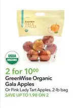 Lady - Gala Apples or Pink  Tart Apples