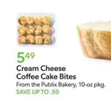 Cream Cheese Coffee Cake Bites