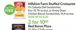 Jimmy Dean - Stuffed Croissants or Ciabatta Deli Sandwiches