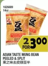 ASIAN TASTE MUNG BEAN PEELED & SPLIT 1626689