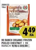 Frozen - ORGANIC FROZEN PEELED CHESTNUT
