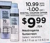 Neutrogena - ULTRA SHEER Dry-Touch Sunscreen