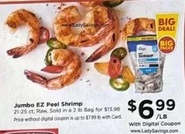 Jumbo EZ Peel Shrimp