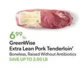 Extra Lean Pork Tenderloin