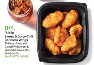 Sweet & Spicy Chili Boneless Wings