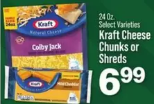 Kraft - Cheese Chunks or Shreds