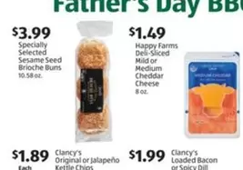 Happy Farms - Deli-Sliced Mild or Medium Cheddar Cheese