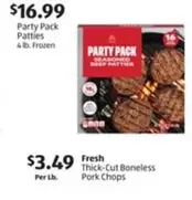 Frozen - Party Pack Seasoned Beef Patties