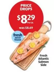Frozen - Fresh Atlantic Salmon Side