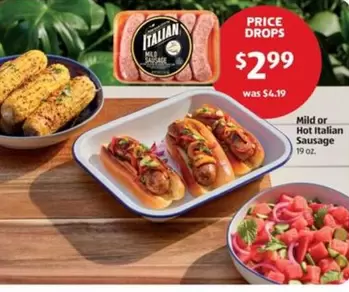 Mild or Hot Italian Sausage