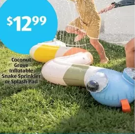 Splash - Inflatable Snake Sprinkler or Pad