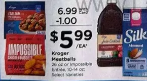 Silk - Meatballs or Chicken Nuggets