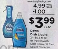 dawn - Dish Liquid or Powerwash Dish Spray