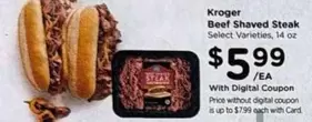 Beef Shaved Steak