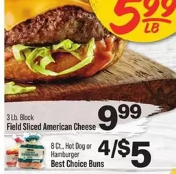 Field Sliced American Cheese