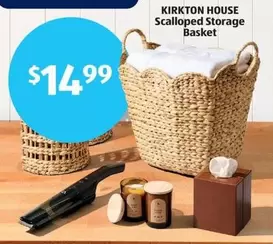 Scalloped Storage Basket