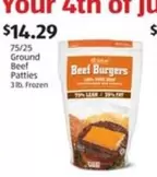 All natural - Beef Burgers