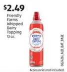 Whipped Dairy Topping