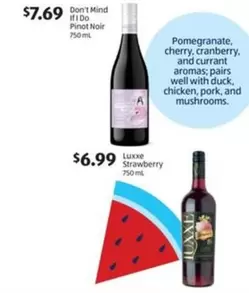 Don't Mind If I Do Pinot Noir; Luxxe Strawberry
