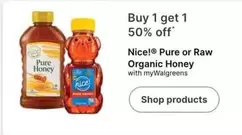 Pure or Raw Organic Honey