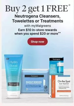 Neutrogena -  Cleansers, Towelettes or Treatments