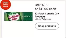 Canada Dry - 12-Pack  Products