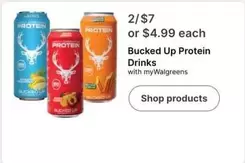 Bucked Up Protein Drinks