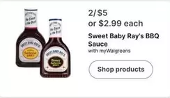 Baby Ray's - Sweet  BBQ Sauce