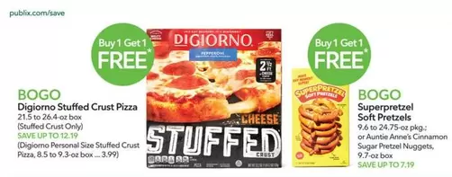DiGiorno - Digiorno Stuffed Crust Pizza or Personal Size Stuffed Crust Pizza