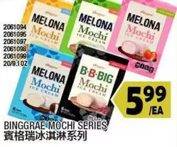 MELONA Mochi Ice Cream 2061094, 2061095, 2061097, 2061098, 2061099