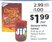 Cheerios - Cereal or Peanut Butter