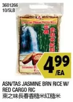 3601266 10/5LB ASN/TAS JASMINE BRN RICE W/ RED CARGO RIC